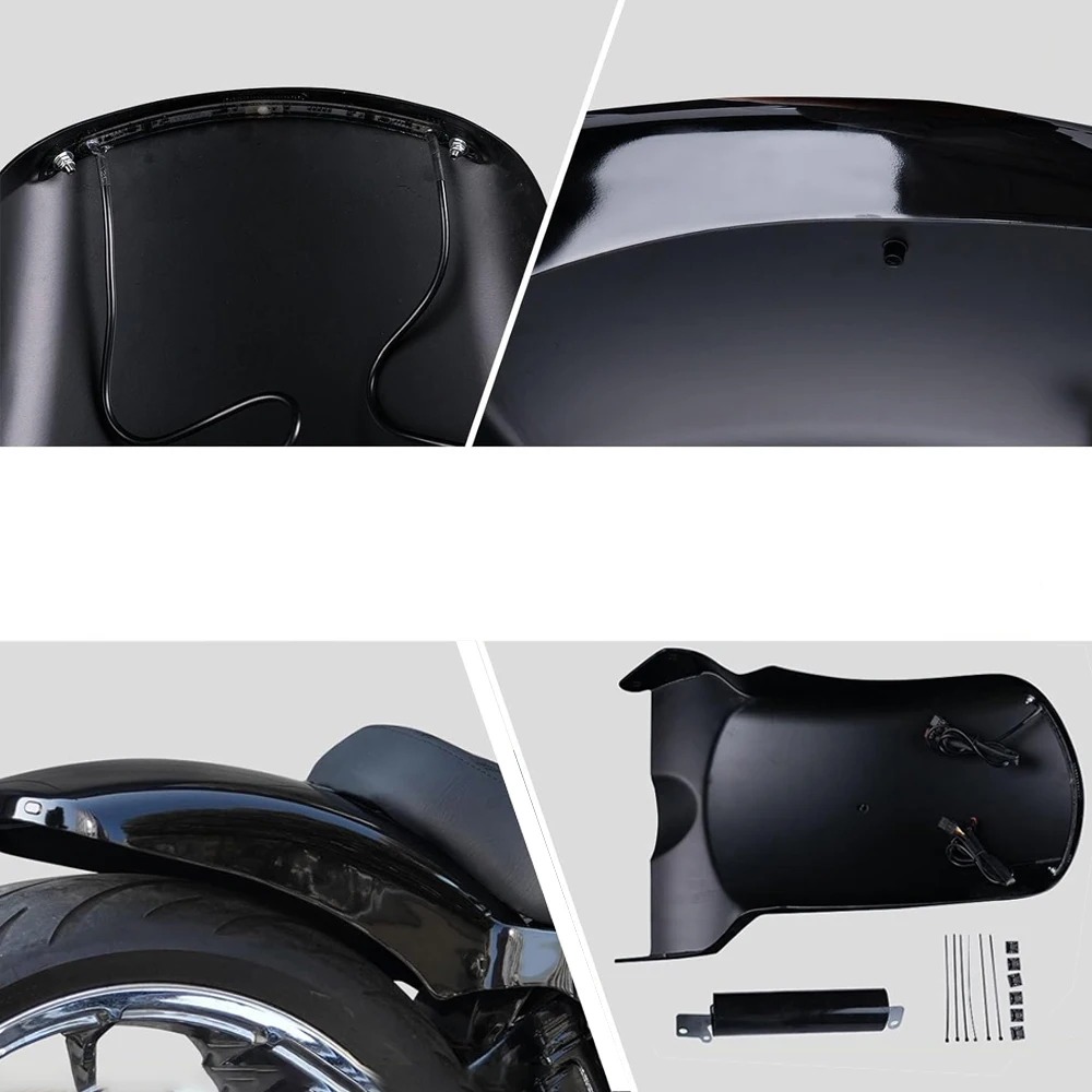 Motorcycle Fender Heavy Duty New Short Rear Fender for  Softail Street Bob Fat Bob Slim Low Rider Sports Glide 2018-2024